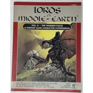 MERP Lords of Middle-Earth VOL. II 2 The Mannish Races LOTR RPG 1987 ICE #8003